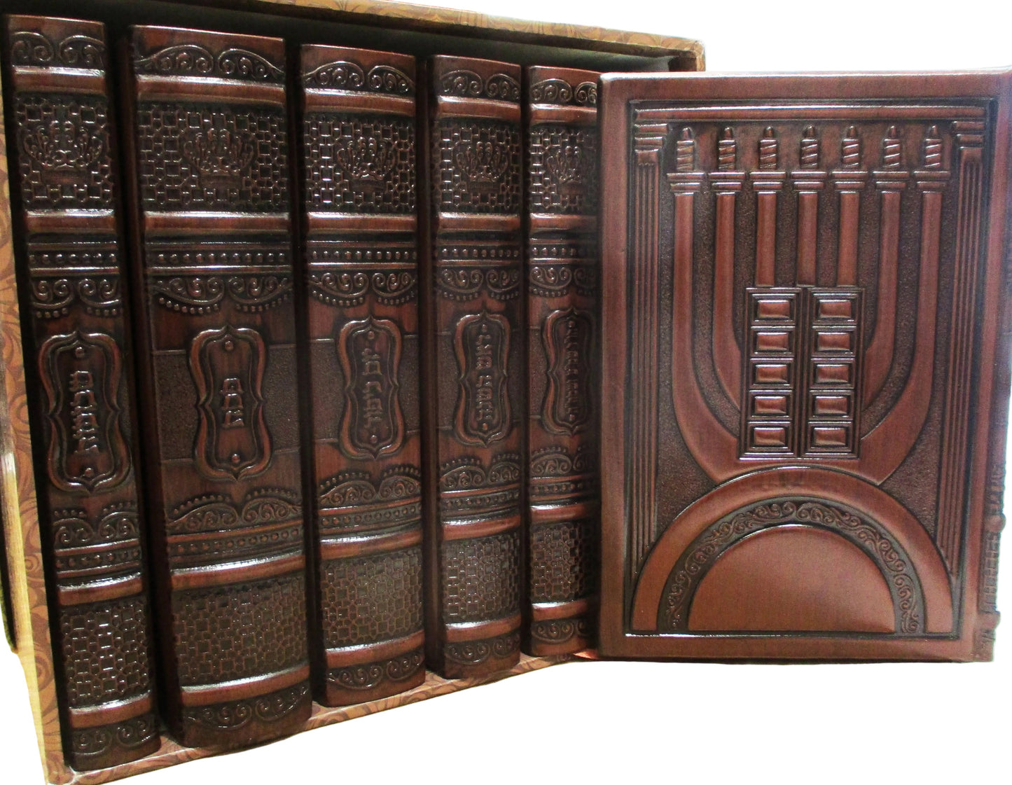 סט מחזור עבודת השם גדול החדש ו"כ Antique Brown [90]
