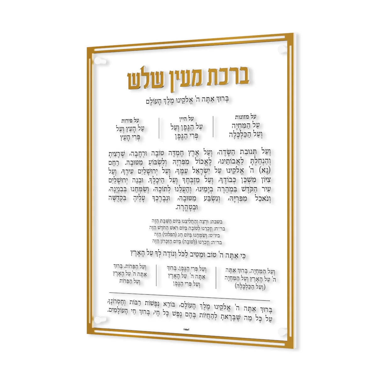 Lucite Al Hamichya - Classic - Medium - Gold [FT]