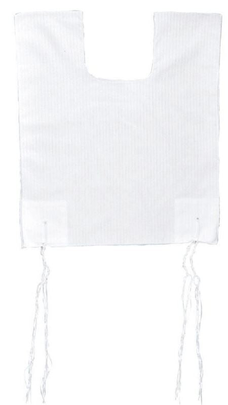 Mefoar Polycotton Tzitzis – Round Neck, 1 Hole – Kids