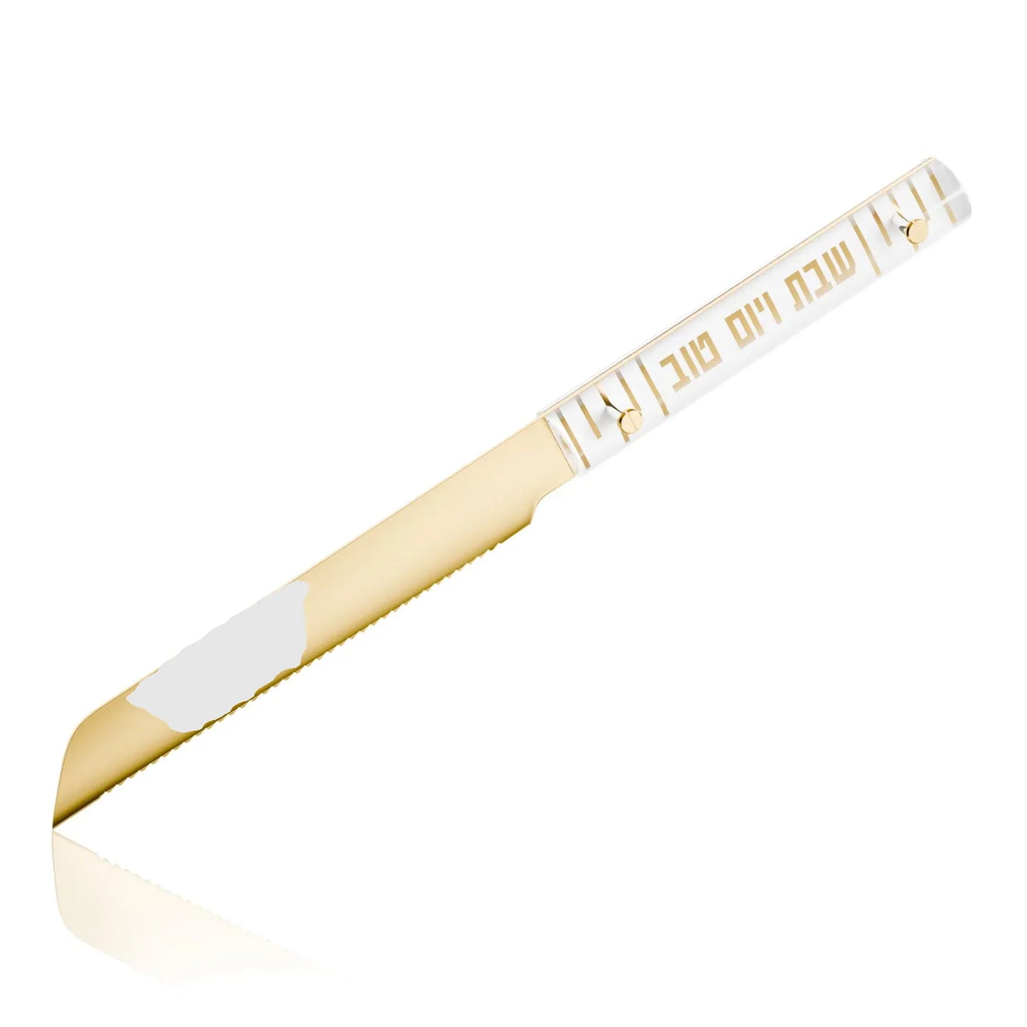 Challah Knife - Linear - Gold [FT]