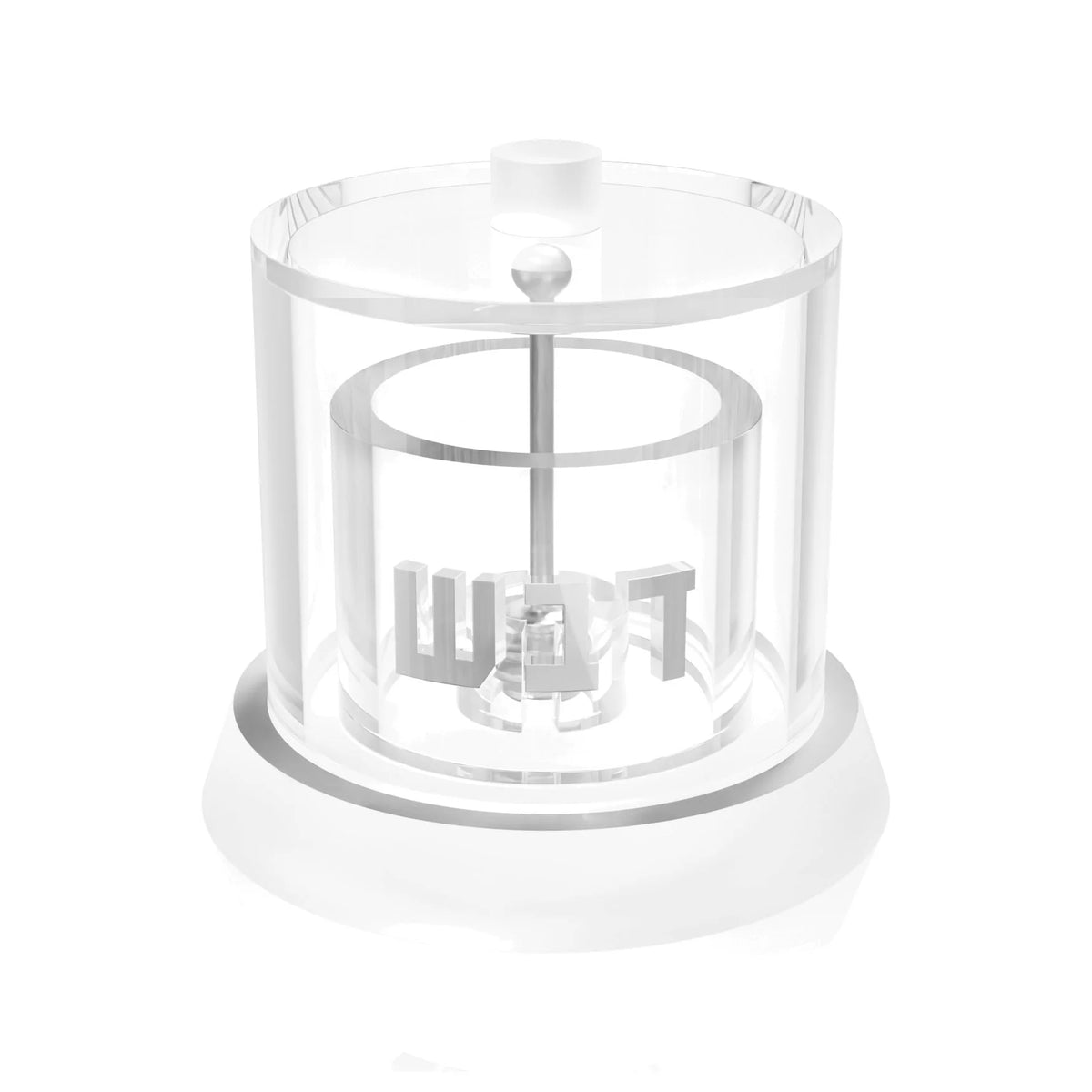 Lucite Honey Dish - Classic - Silver [FT]