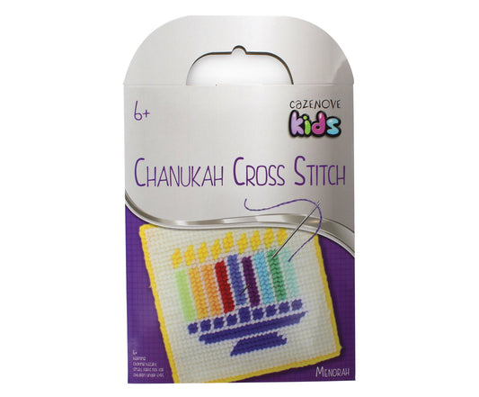 Chanuka Menorah Cros Stitch