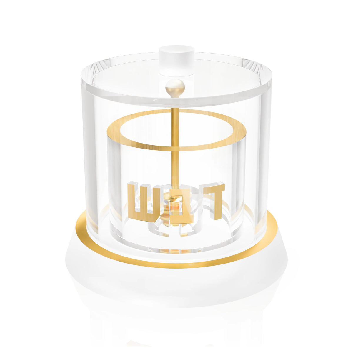 Lucite Honey Dish - Classic - Gold [FT]