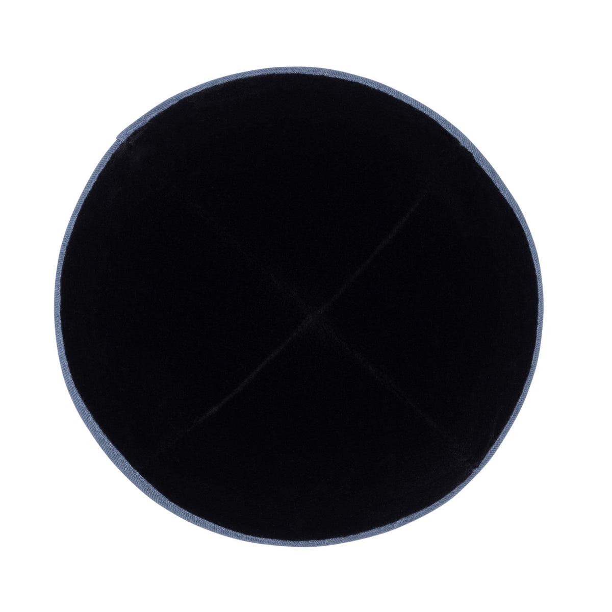 iKippah Black Velvet W/ Denim Rim