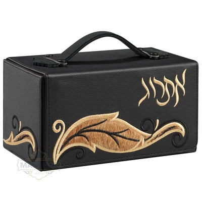 Leather Esrog Box [B&B Fur]  #1865 [MCT]