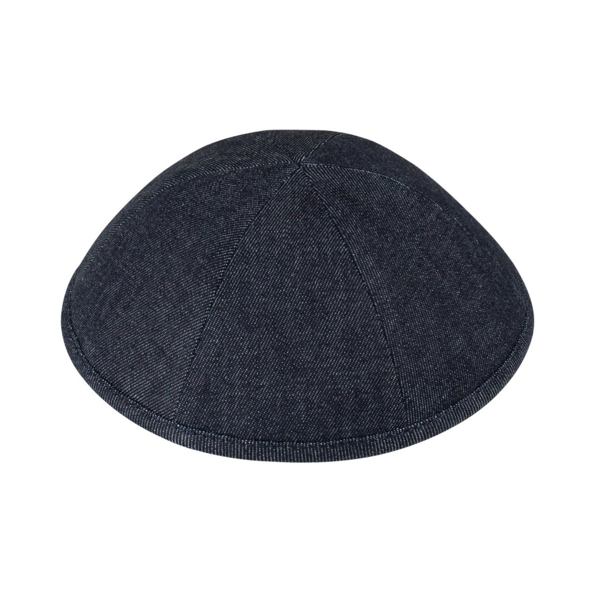 iKippah Navy Denim - 6 Panel