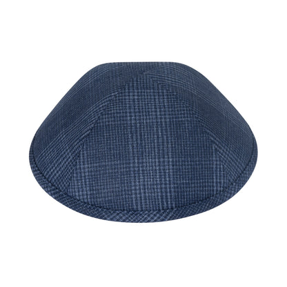 iKippah Blue On Blue Plaid