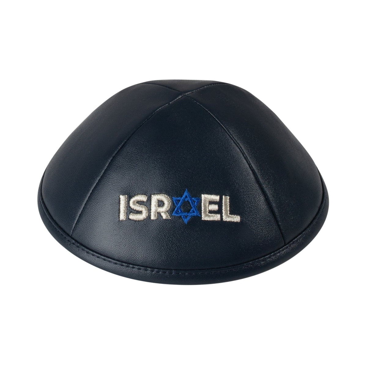 iKippah Israel Strong - Navy Leather