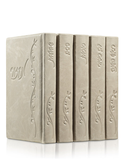 סט מחזורים כפתור ופרח Antique Flower - Taupe