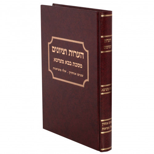 הערות וציונים בבא מציעא ח"א פרק א ב