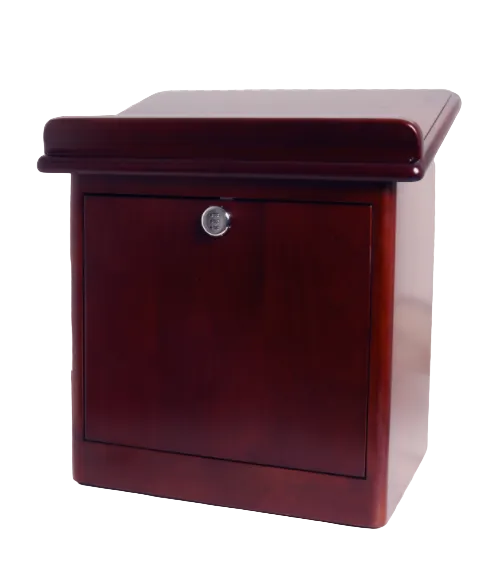 Combination Closed Box Wood Shtender
