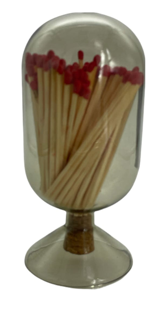 Glass Match Holder - Smoky Grey [TJ]