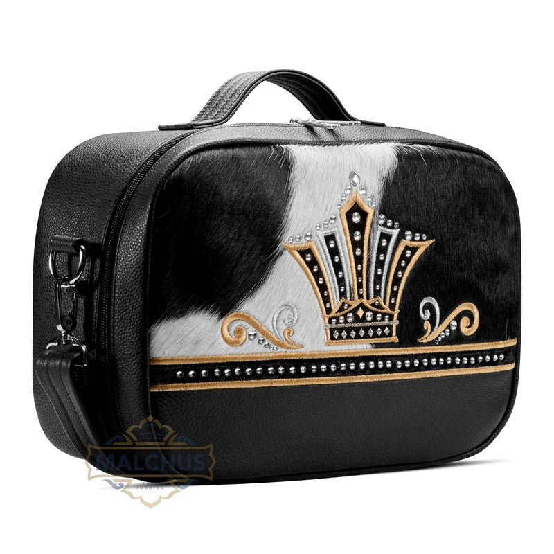 Leather/Fur Talis Tote Travel Bag #4065 [MT]