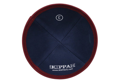 iKippah Burgundy Cotton