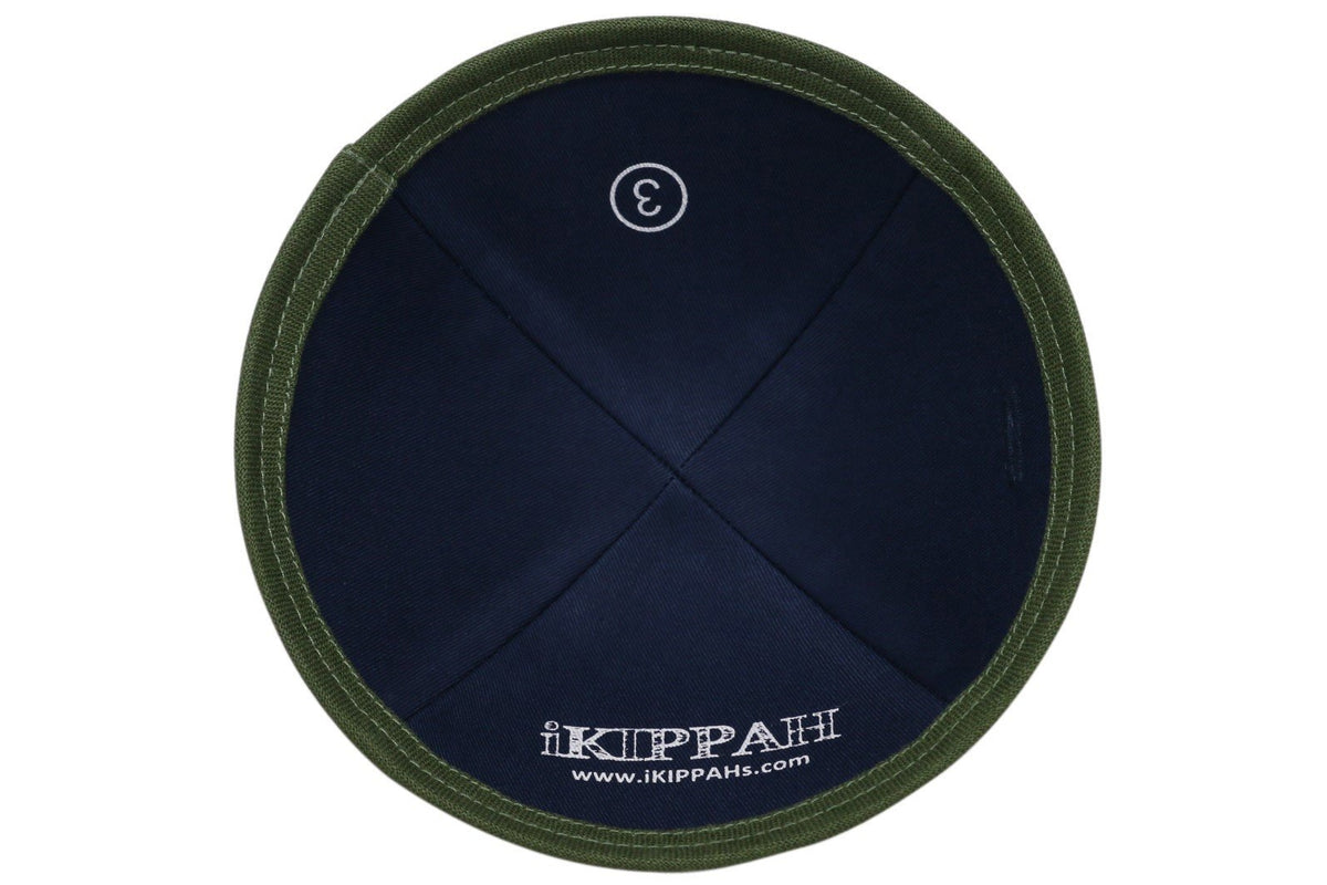 iKippah Olive Green Linen