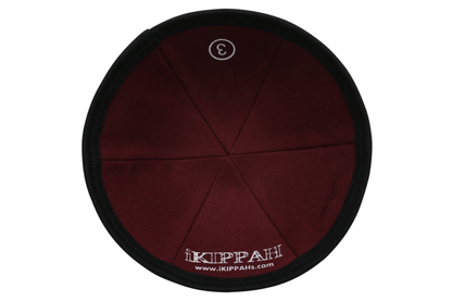 iKippah Black Linen - 6 Panel