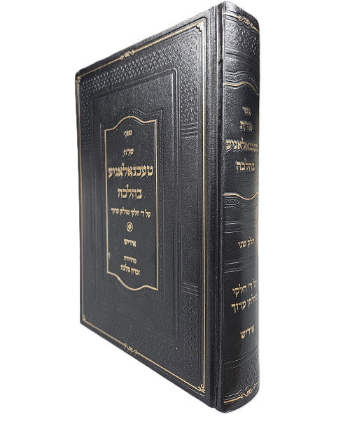 טעכנאלאגיע בהלכה אידיש - ח''ב