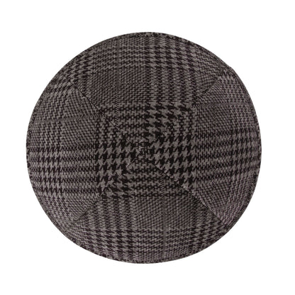 iKippah Black & Gray Houndstooth Plaid