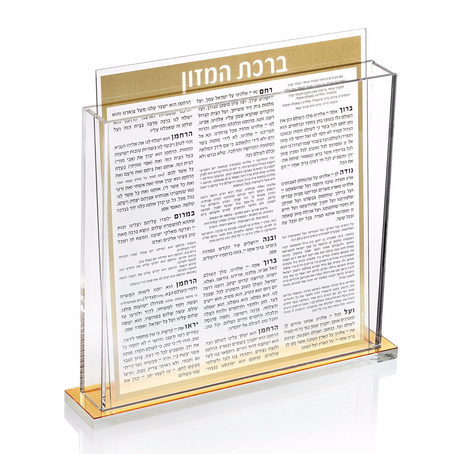 Bencher Set Gold Mirror Base 8X9
