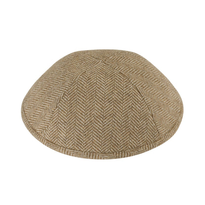 iKippah Beige Herringbone