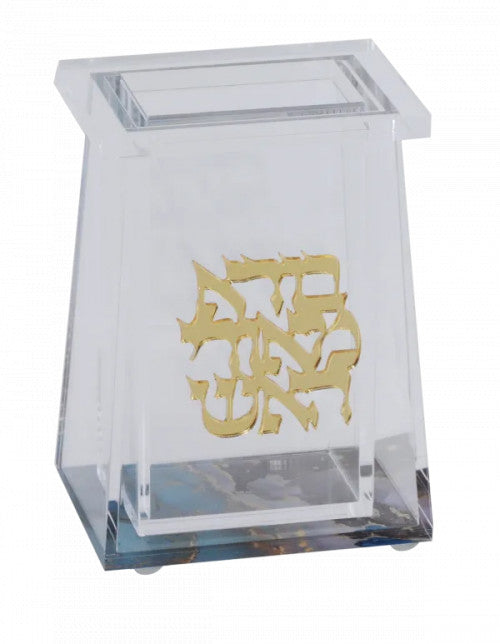 Acrylic Havdalah Holder - Marble Base [SFD]