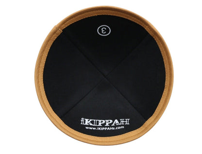 iKippah Black Denim W/ Camel Rim