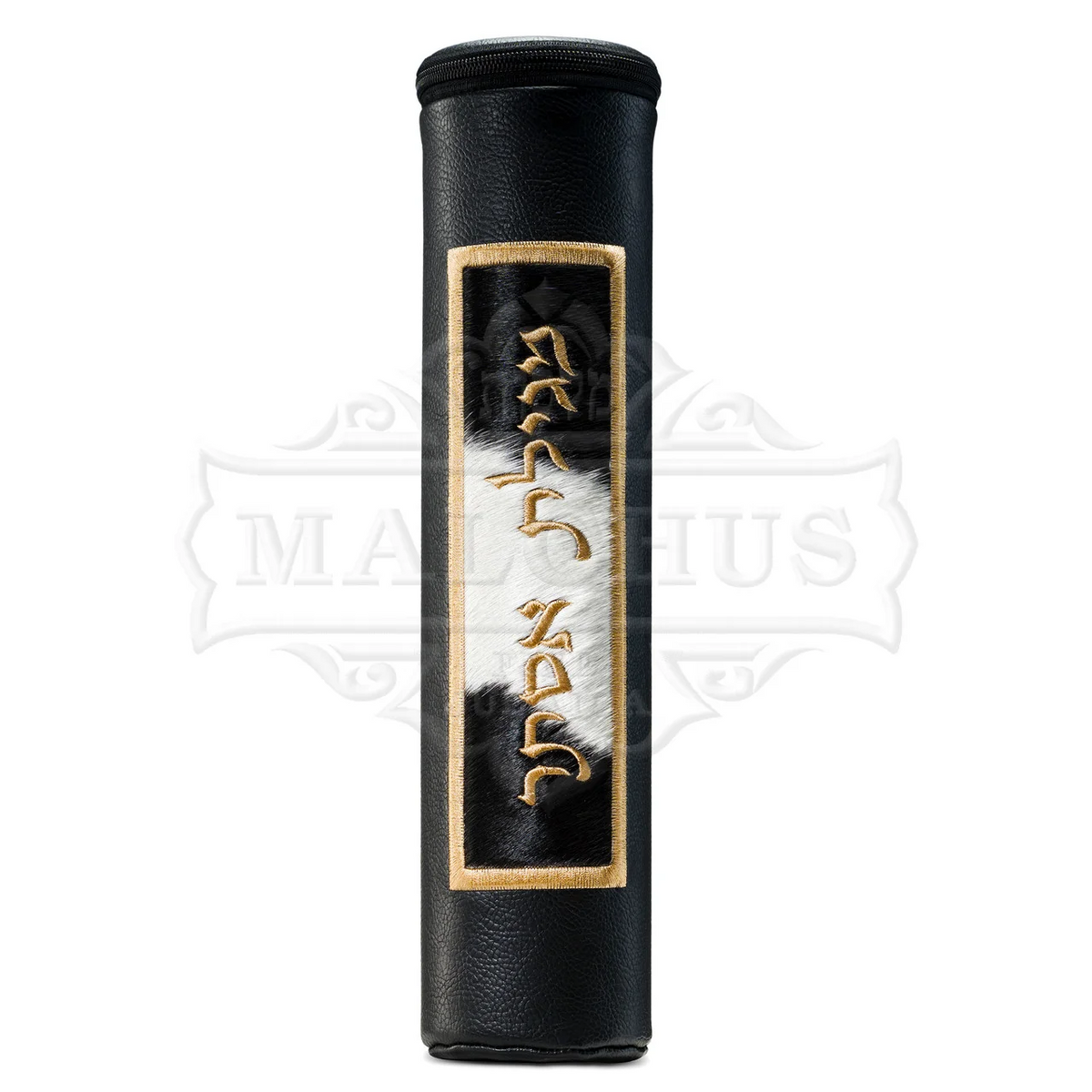 Megillah Tube #1265 Large Black/White Fur [MCT]
