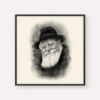 Lubavitcher Rebbe (1) – Black & White