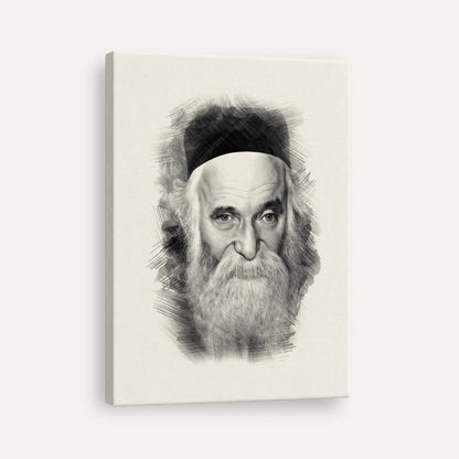 Rabbi Aharon Kotler – Canvas Vertical | Jewish Wall Art, Gedolim Pictures