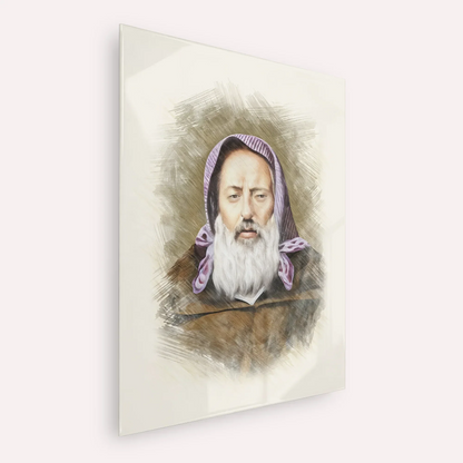 Rabbi Chaim Pinto – Acrylic Glass Vertical | Jewish Wall Art, Gedolim Pictures