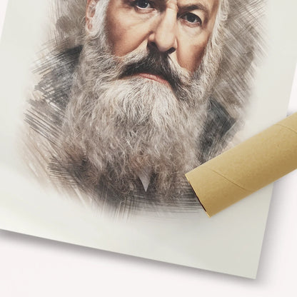 Rabbi Elchonon Wasserman – Fine Art Print | Jewish Wall Art, Gedolim Pictures