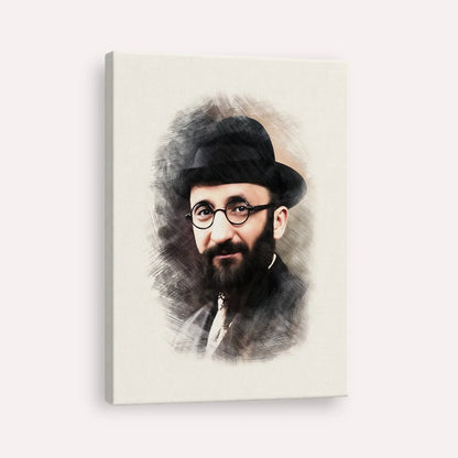Rabbi Eliyahu Eliezer Dessler – Canvas Vertical | Jewish Wall Art, Gedolim Pictures