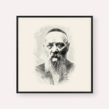 Rabbi Levi Yitzchak Schneerson – Black & White