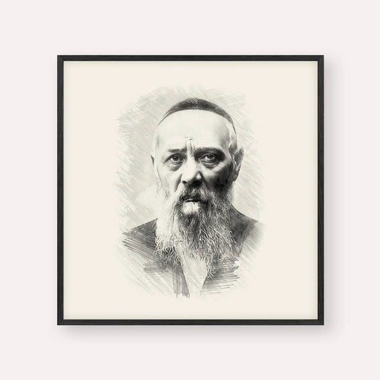 Rabbi Levi Yitzchak Schneerson – Black & White