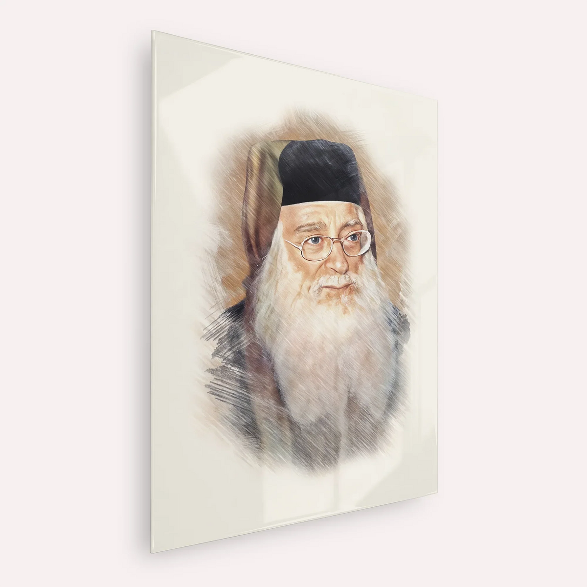 Rabbi Meir Abuhatzeira (Baba Meir) – Acrylic Glass Vertical | Jewish Wall Art, Gedolim Pictures