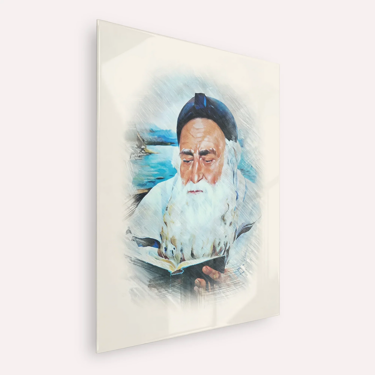 Rabbi Meir Baal Hanes – Acrylic Glass Vertical | Jewish Wall Art, Gedolim Pictures