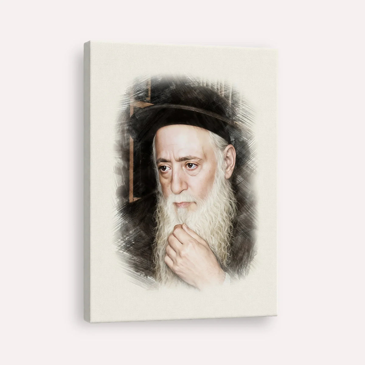 Rabbi Moshe Aharon Pinto – Canvas Vertical | Jewish Wall Art, Gedolim Pictures