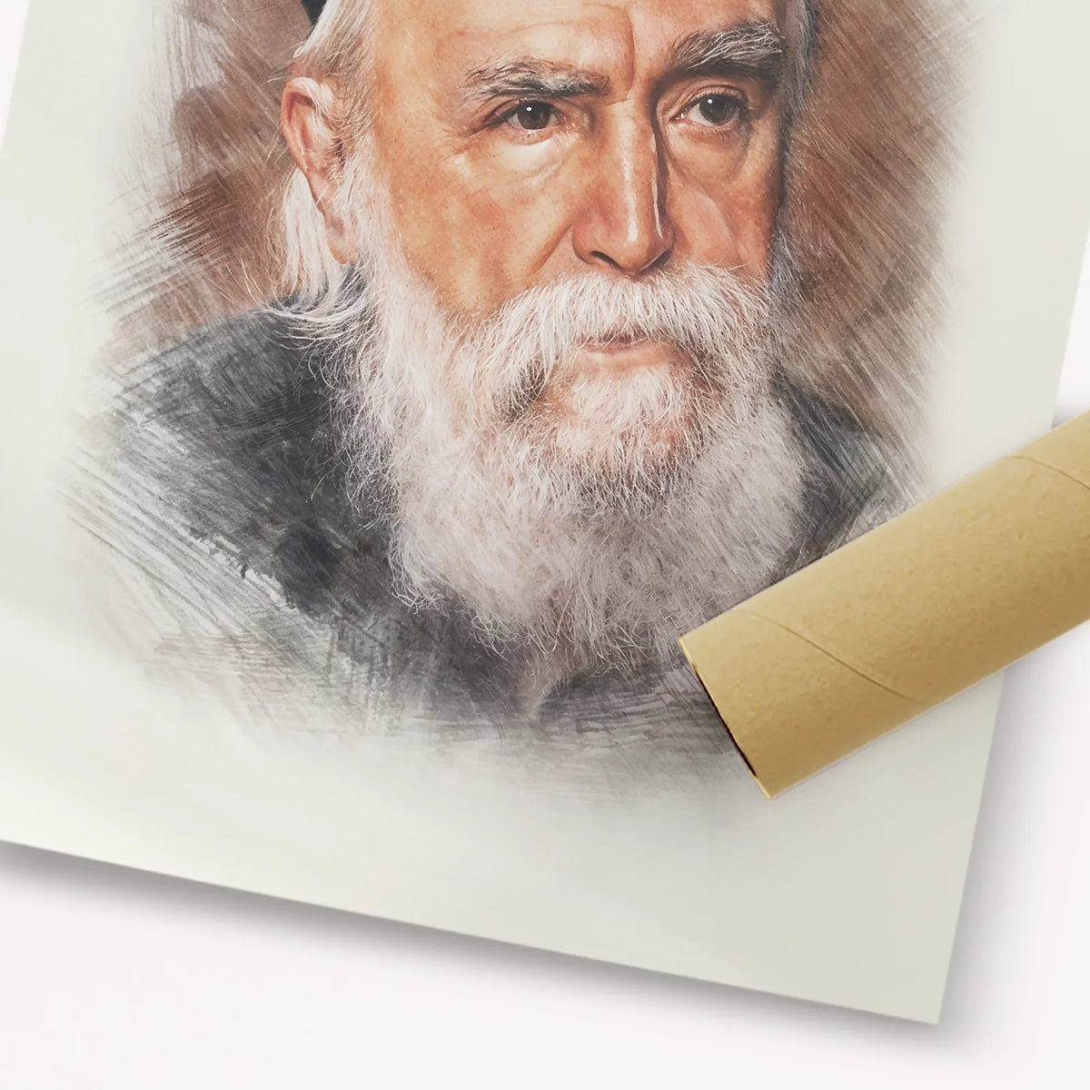 Rabbi Moshe Feinstein – Fine Art Print | Jewish Wall Art, Gedolim Pictures