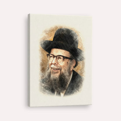 Rabbi Shlomo Wolbe – Canvas Vertical | Jewish Wall Art, Gedolim Pictures