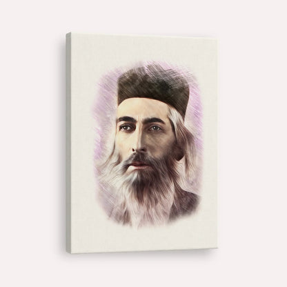 Rabbi Yaakov Yosef Herman – Canvas Vertical | Jewish Wall Art, Gedolim Pictures