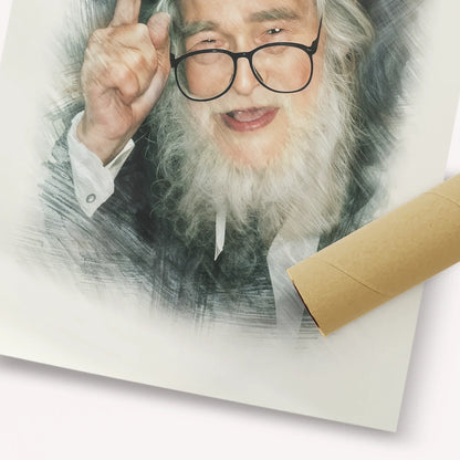 Rav Elazar Shach – Fine Art Print | Jewish Wall Art, Gedolim Pictures