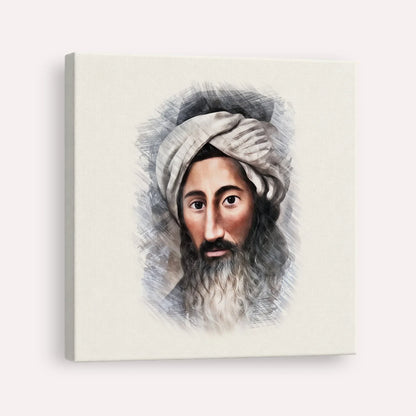 The Chida – Canvas Square | Jewish Wall Art, Gedolim Pictures