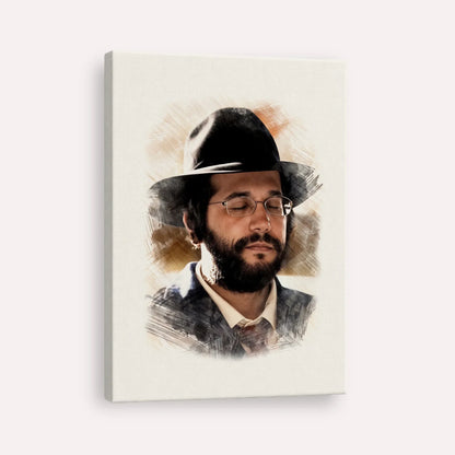 The Yanuka - Rabbi Shlomo Yehuda – Canvas Vertical | Jewish Wall Art, Gedolim Pictures