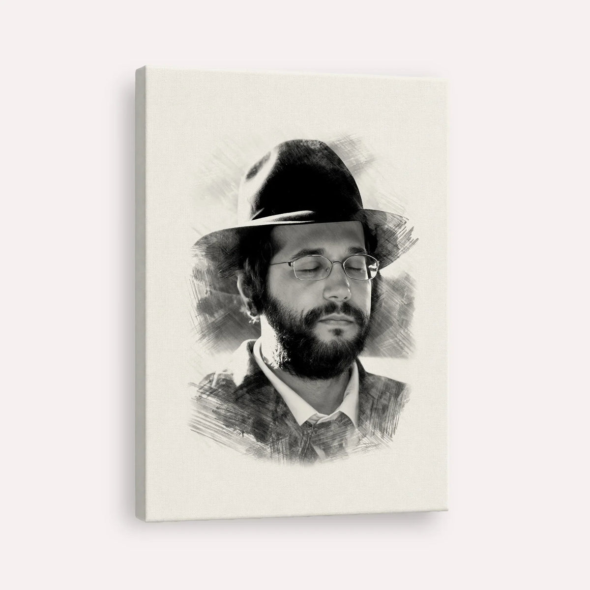 The Yanuka - Rabbi Shlomo Yehuda – Canvas Vertical | Jewish Wall Art, Gedolim Pictures