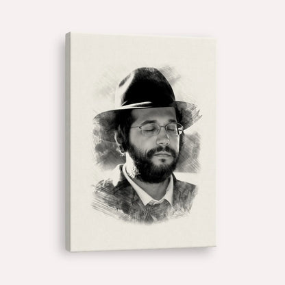The Yanuka - Rabbi Shlomo Yehuda – Canvas Vertical | Jewish Wall Art, Gedolim Pictures