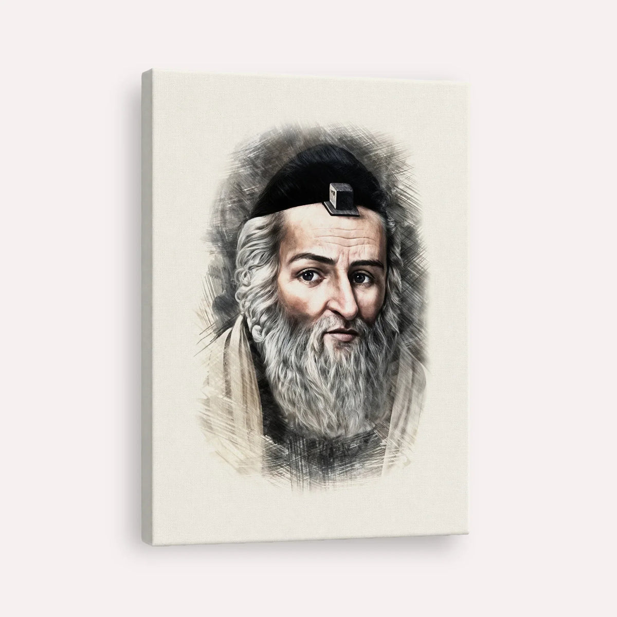 Vilna Gaon – Canvas Vertical | Jewish Wall Art, Gedolim Pictures