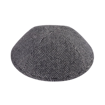 iKippah Gray Herringbone