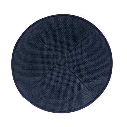 iKippah Navy Burlap