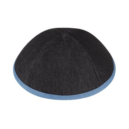 iKippah Black Denim W/ Blue Denim Rim