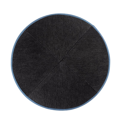 iKippah Black Denim W/ Blue Denim Rim